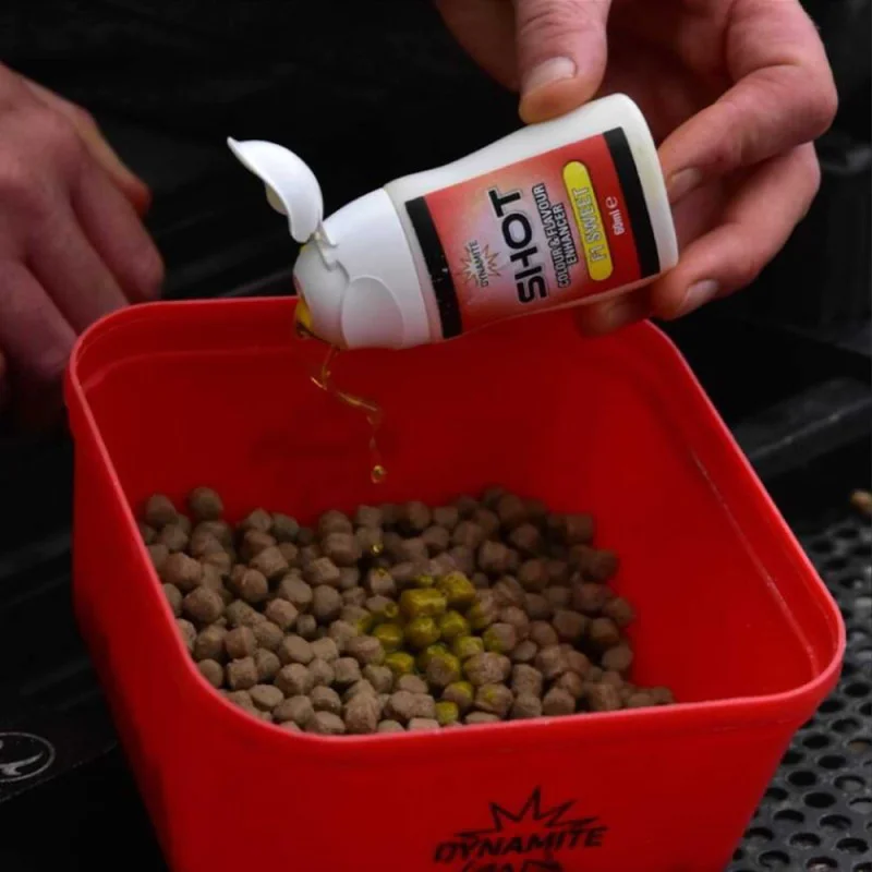 Атрактант DYNAMITE BAITS Shot Colour And Flavour Enhancer F1 Sweet Yellow