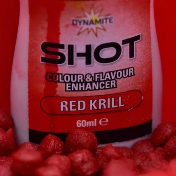 Атрактант DYNAMITE BAITS Shot Colour And Flavour Enhancer Krill Red