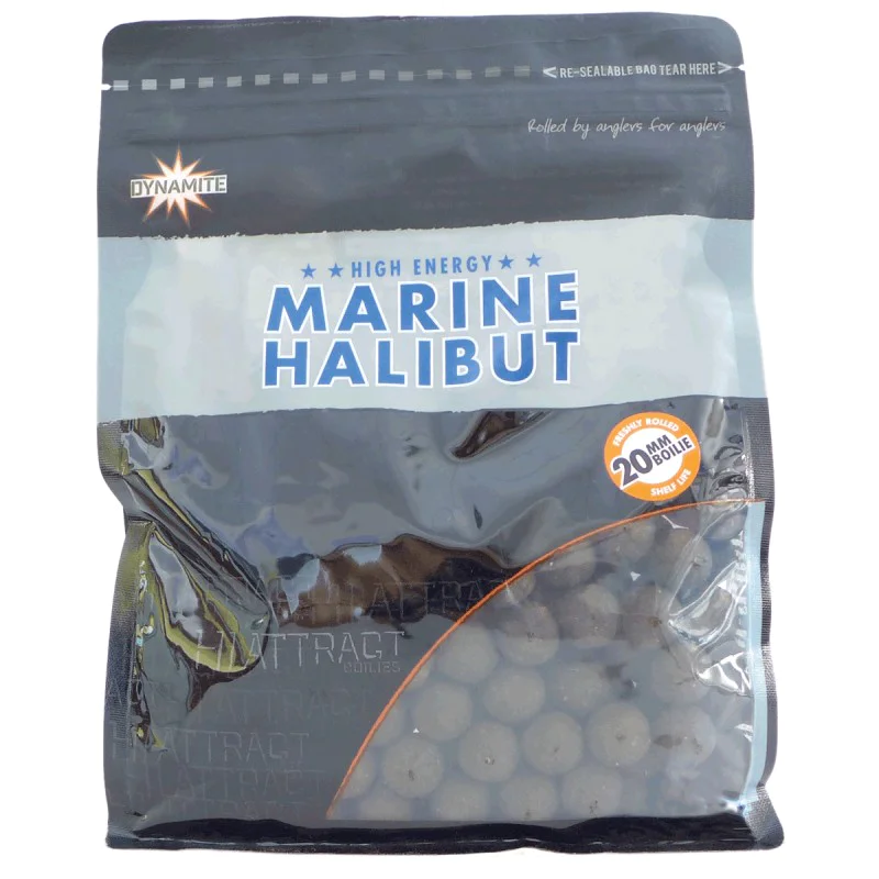 Протеинови топчета DYNAMITE BAITS Marine Halibut Boilies 1kg