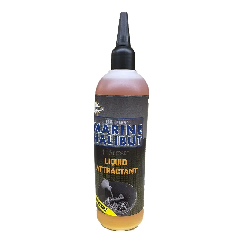 Течен ароматизатор DYNAMITE BAITS Marine Halibut Liquid Attractant 300ml