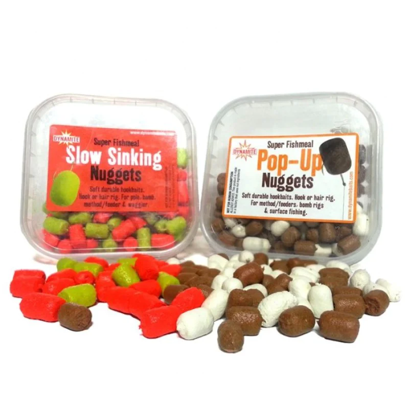 Бавно потъващи DYNAMITE BAITS Super Fishmeal Slow Sinking Nuggets