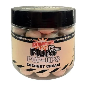 Плуващи топчета DYNAMITE BAITS Coconut Cream Fluro Pop-Up