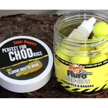 Плуващи топчета DYNAMITE BAITS Pineapple Banana Fluro Pop-Up