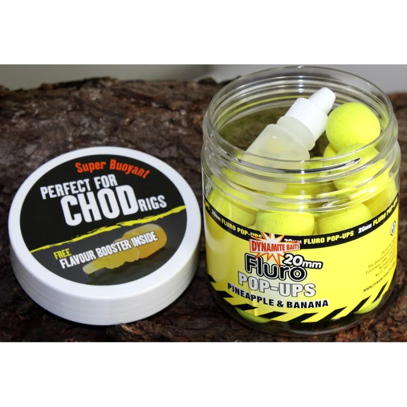 Плуващи топчета DYNAMITE BAITS Pineapple Banana Fluro Pop-Up