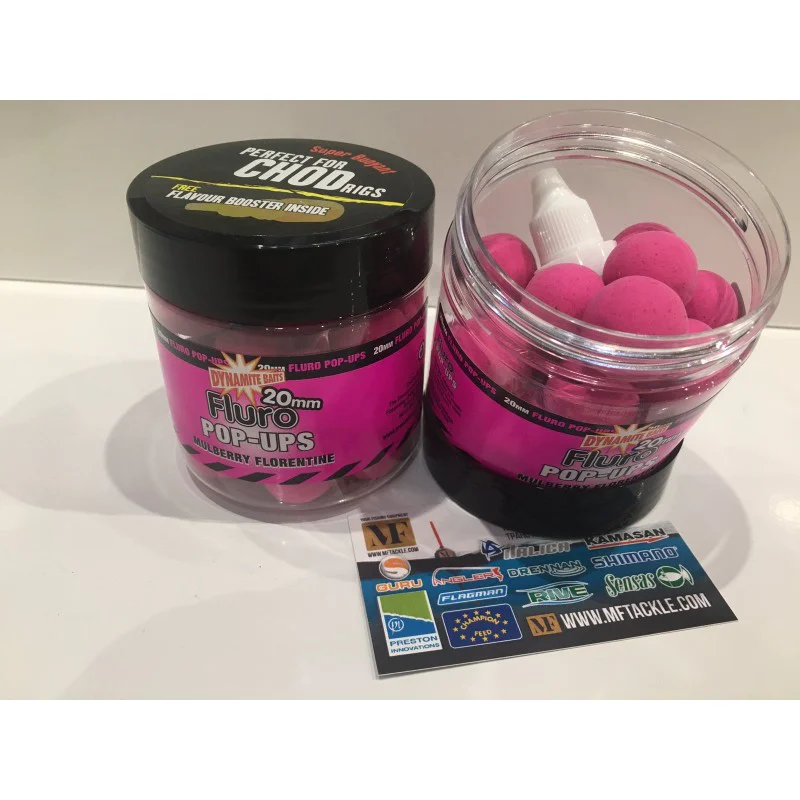 Плуващи топчета DYNAMITE BAITS Mulberry Florentine Fluro Pop-Ups