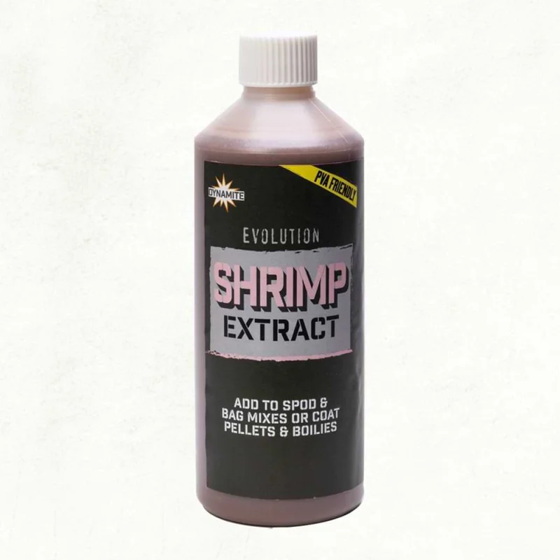 Течен ароматизатор DYNAMITE BAITS Shrimp Evolution Extract Liquid 500ml