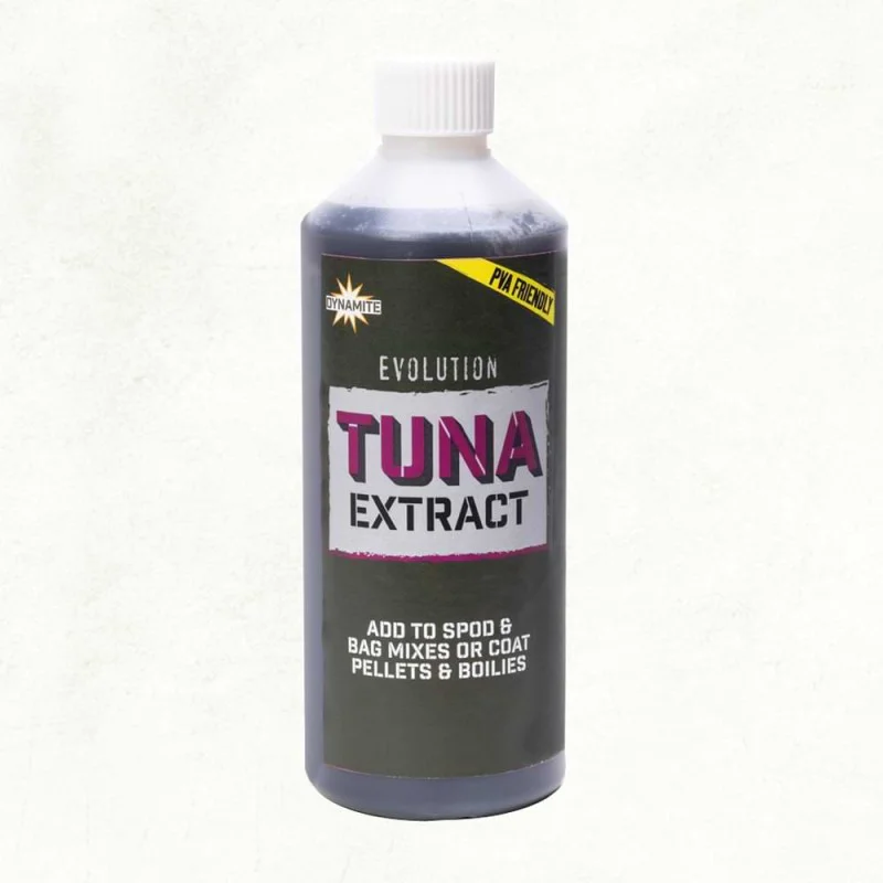 Течен ароматизатор DYNAMITE BAITS Tuna Evolution Extract Liquid 500ml