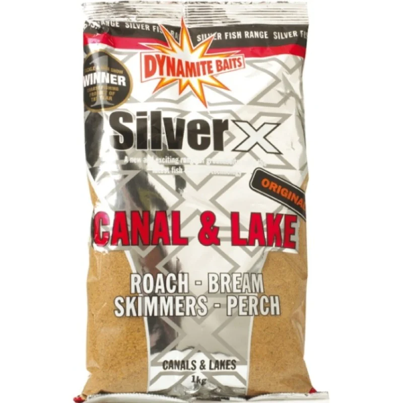 Захранка DYNAMITE BAITS Silver X Groundbait Canal& Lake