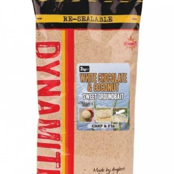 Захранка DYNAMITE BAITS XL Range White Chocolate & Coconut Groundbait 2kg