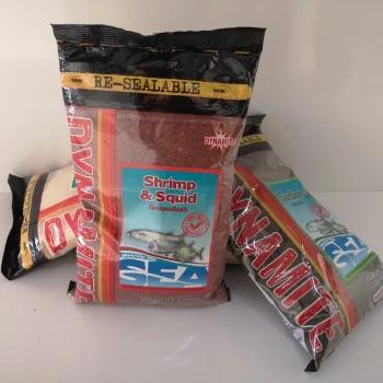Захранка DYNAMITE BAITS Sea Groundbait Shrimp Squid