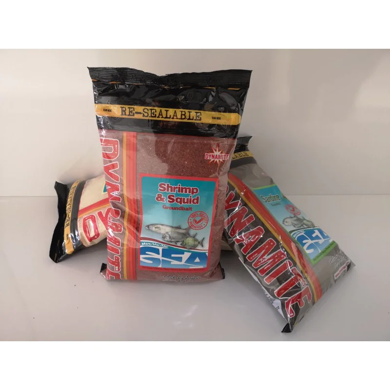 Захранка DYNAMITE BAITS Sea Groundbait Shrimp Squid