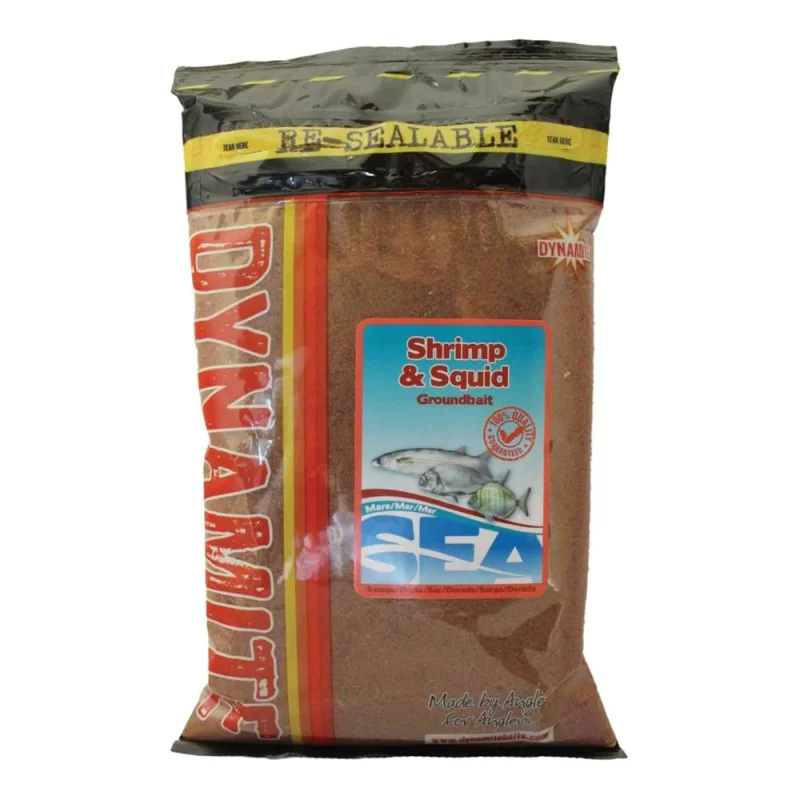 Захранка DYNAMITE BAITS Sea Groundbait Shrimp Squid