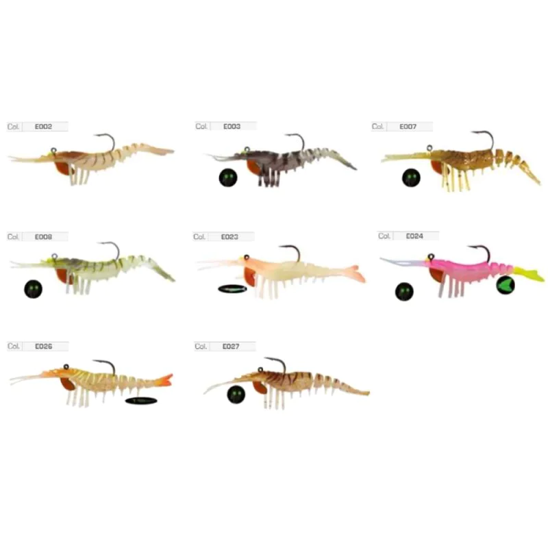 Силиконова примамка ECOODA Live Shrimp Sinking 50mm 3.5g