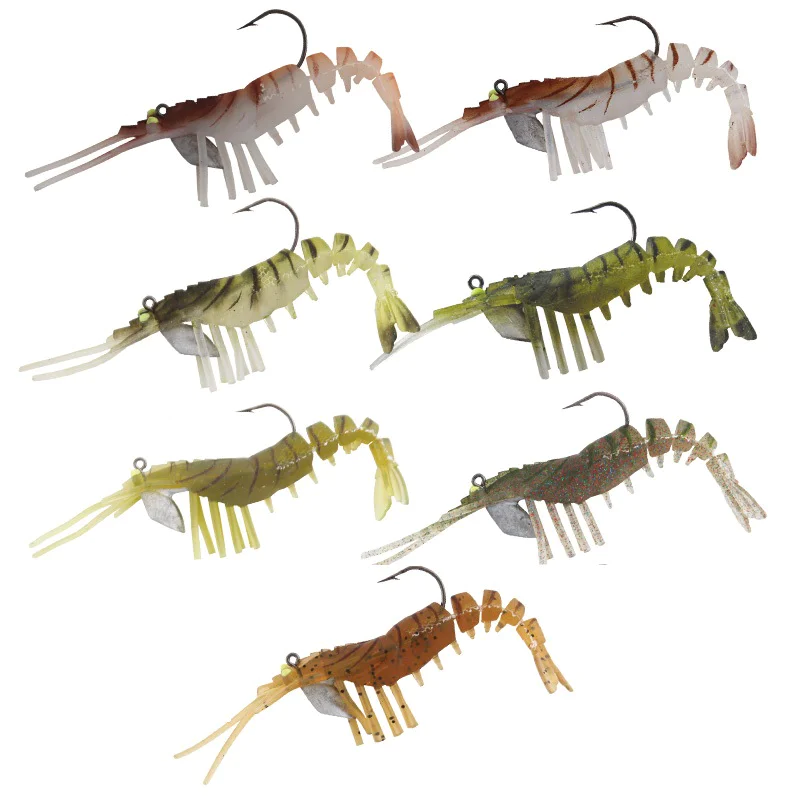 Силиконова примамка ECOODA Live Shrimp Sinking 76mm 7.1g