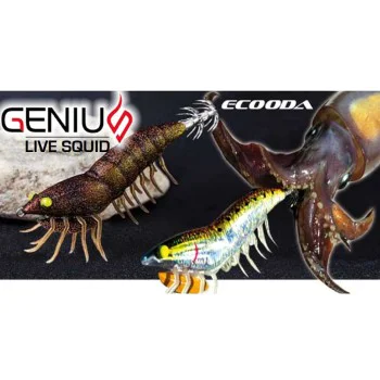 Калмариера ECOODA Genius Live Squid Sinking 92mm 20g