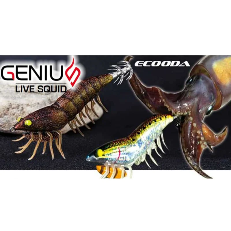 Калмариера ECOODA Genius Live Squid Sinking 92mm 20g
