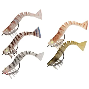 Силиконова примамка ECOODA Live Shrimp Sinking 89mm 7g