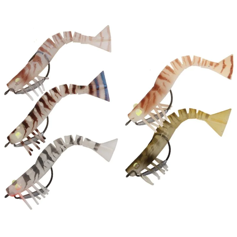 Силиконова примамка ECOODA Live Shrimp Sinking 89mm 7g