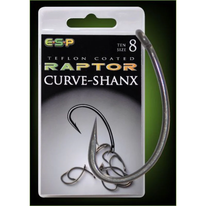Шаранджийски куки ESP Raptor Curve Shanx Hooks