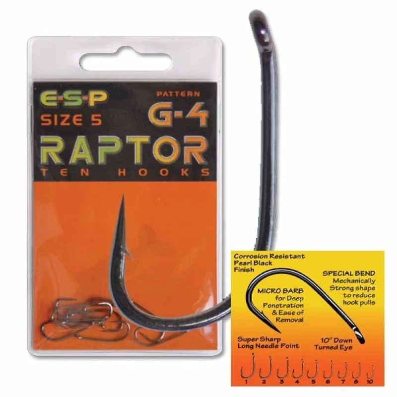 Шаранджийски куки ESP Raptor G4