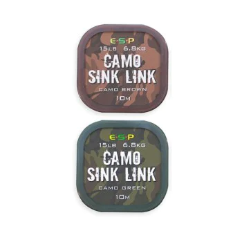 Плетено влакно за повод ESP Camo Sink Link 15lb