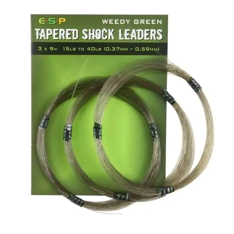 Шок лидер ESP Tapered Shock Leader Green