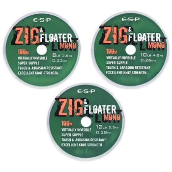 Монофилно влакно ESP Zig and Floater Mono 100m
