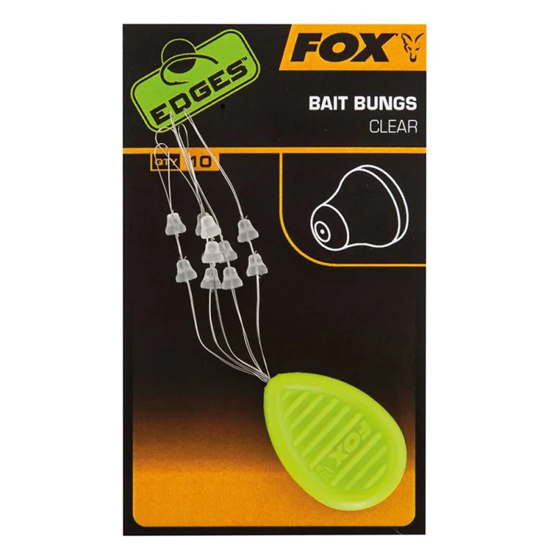 Стопери FOX Edges Bait Bungs Clear