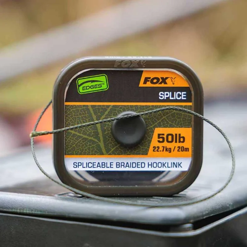 Плетено влакно за повод FOX Naturals Splice Hooklength 50lb 20m