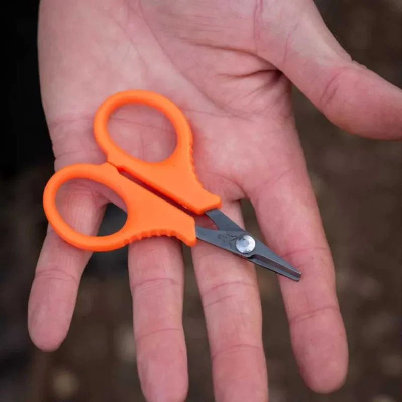 Ножица за влакно FOX Edges Titanium Braid Scissors