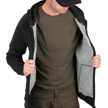 Суитчер FOX Collection LW Hoody Black and Orange