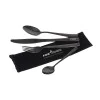 Прибори за хранене FOX Cookware Black Stainless Cutlery Set