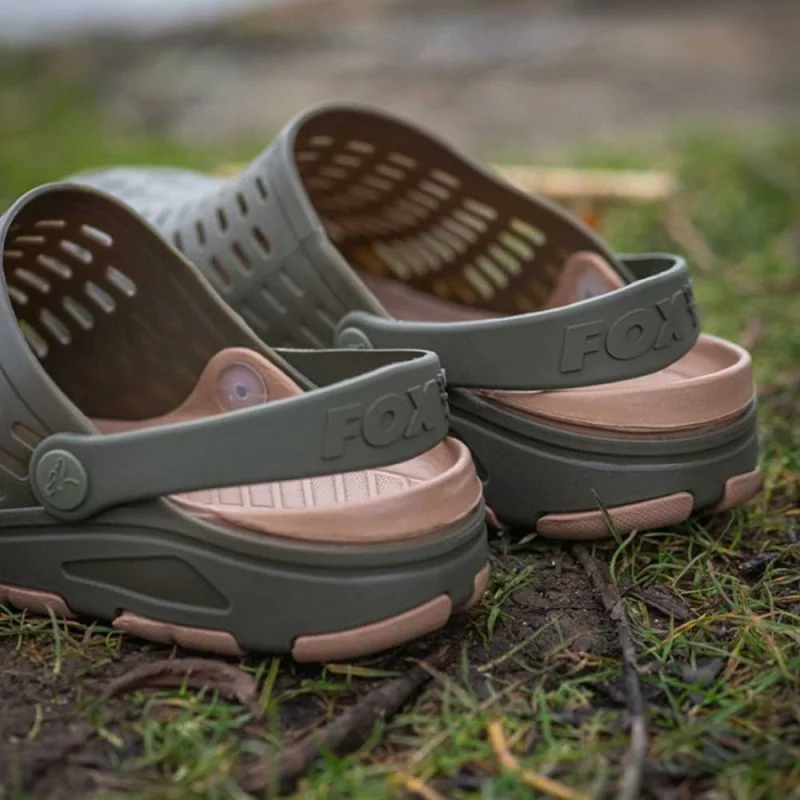 Чехли FOX Khaki Clogs