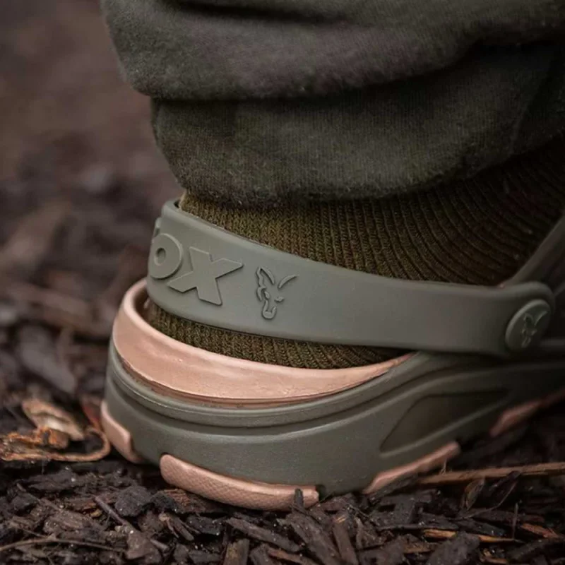 Чехли FOX Khaki Clogs