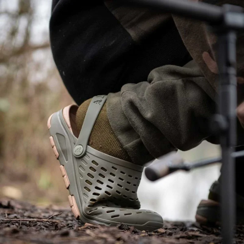 Чехли FOX Khaki Clogs