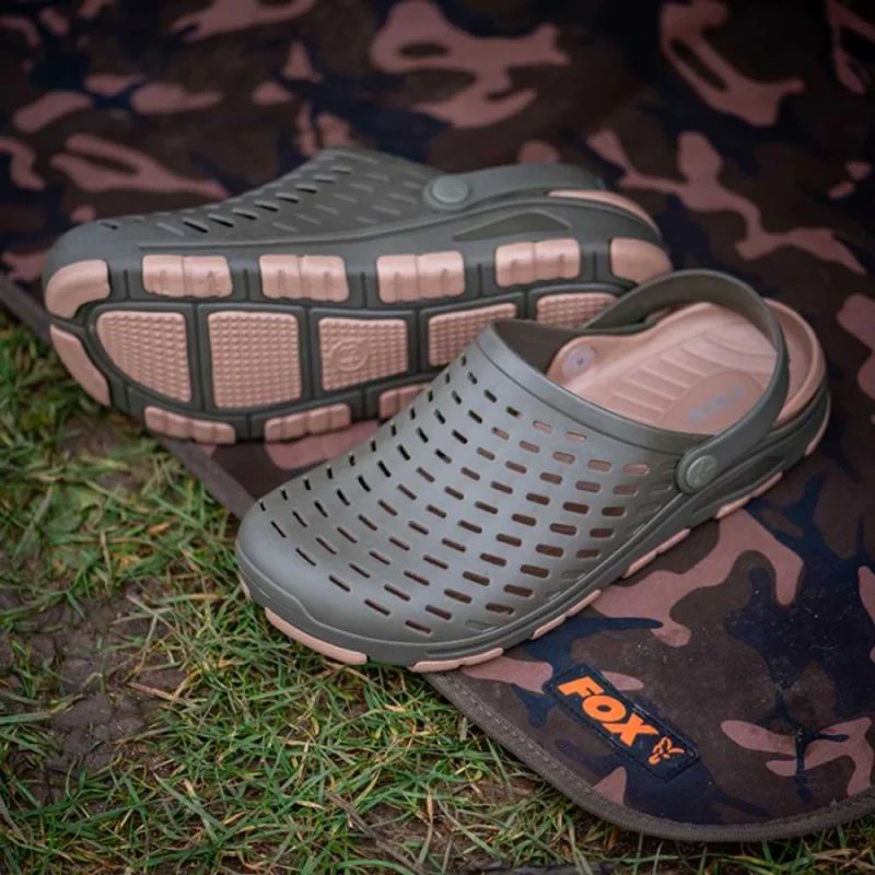 Чехли FOX Khaki Clogs