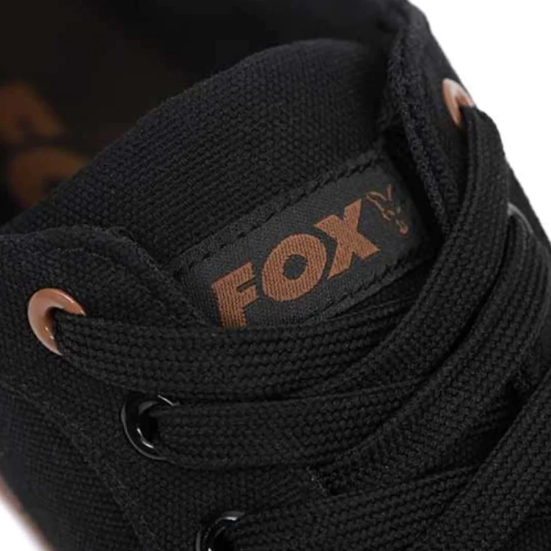Обувки FOX Black Canvas Shoe