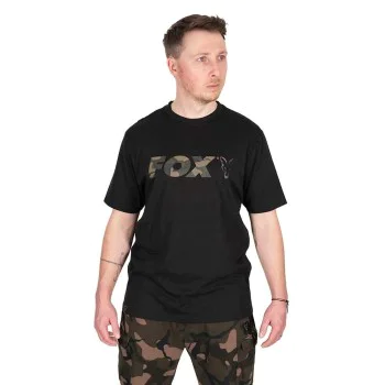 Тениска FOX Black Camo Logo T-Shirt