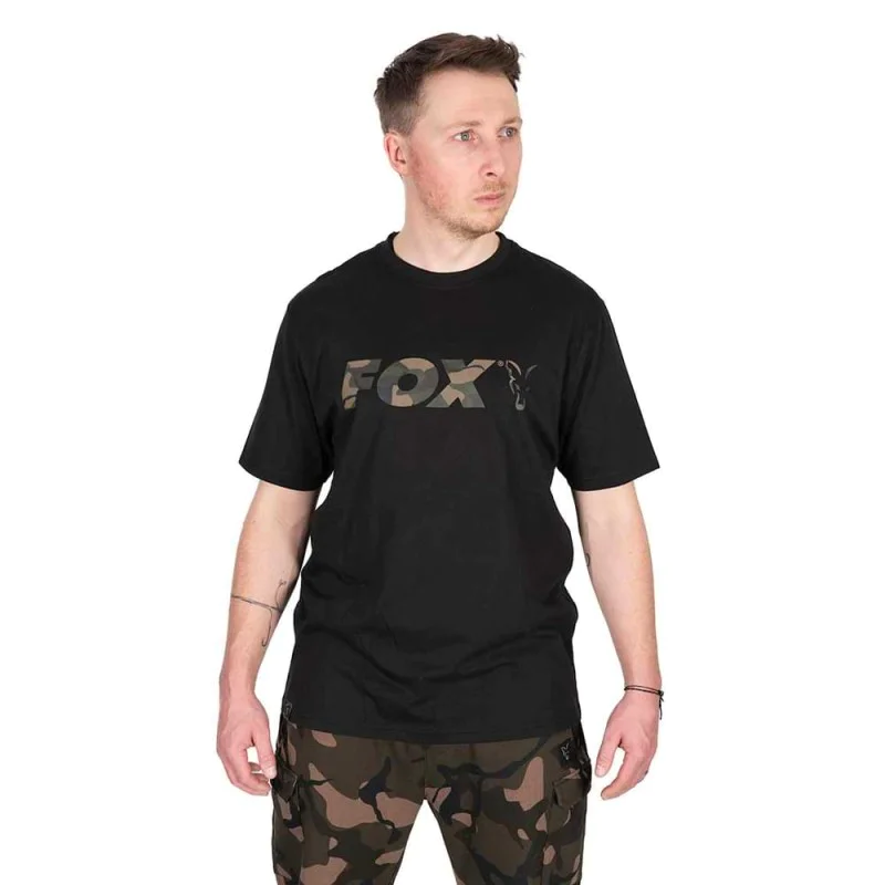 Тениска FOX Black Camo Logo T-Shirt