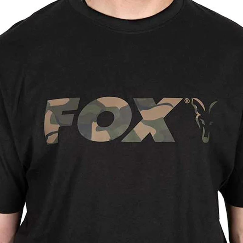 Тениска FOX Black Camo Logo T-Shirt