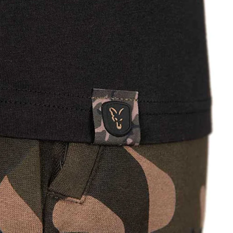 Тениска FOX Black Camo Logo T-Shirt