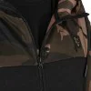 Суитшърт FOX LW Black with Camo Split Zip Hoody
