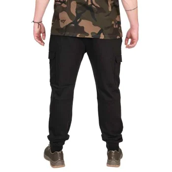Панталони FOX LW Black with Camo Combat Joggers
