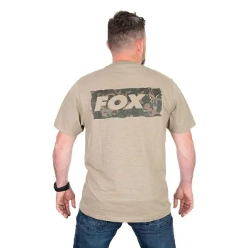 Тениска FOX Ltd LW Khaki Large Print T-Shirt