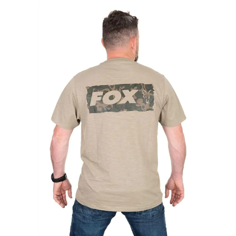 Тениска FOX Ltd LW Khaki Large Print T-Shirt