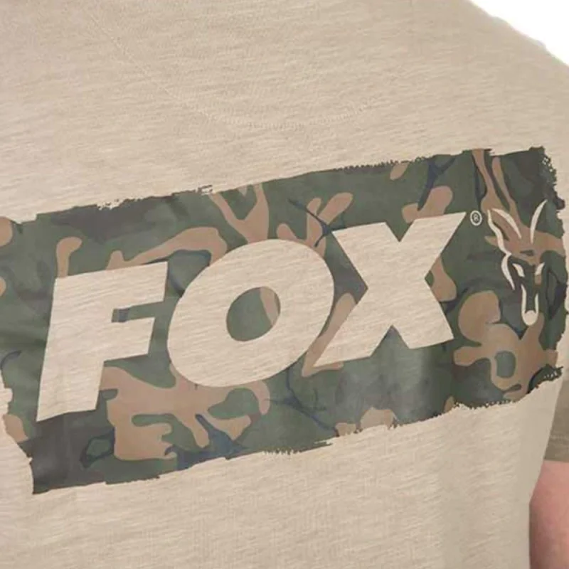 Тениска FOX Ltd LW Khaki Large Print T-Shirt