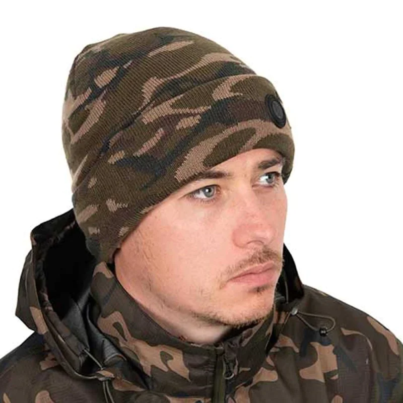 Зимна шапка FOX Camo Sherpa Tec Beanie