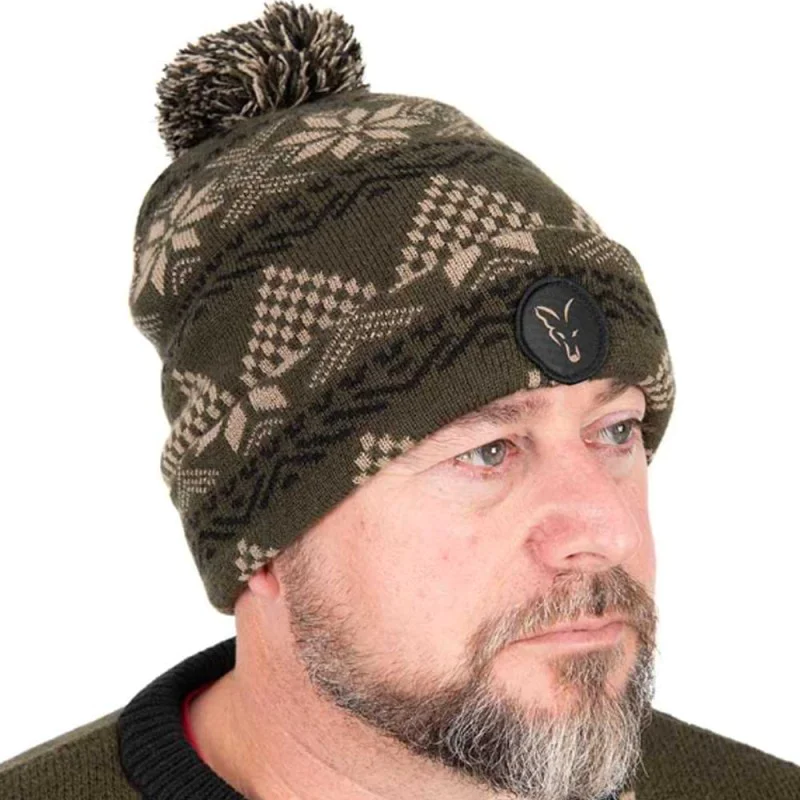 Зимна шапка FOX Festive Bobble Hat