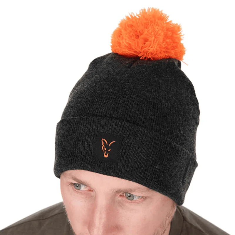 Зимна шапка FOX Collection Bobble Hat - B/O