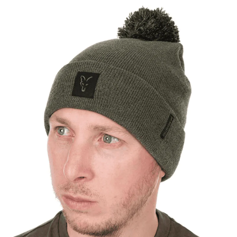 Зимна шапка FOX Collection Bobble Hat - G/B